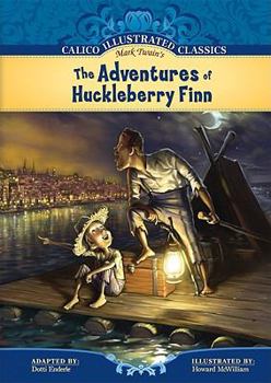 Library Binding Adventures of Huckleberry Finn Book
