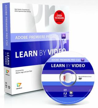 Paperback Adobe Premiere Pro CS5: Learn by Video [With DVD ROM] Book