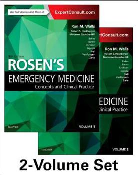 Hardcover Rosen's Emergency Medicine: Concepts and Clinical Practice: 2-Volume Set Book