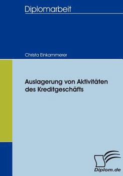 Paperback Auslagerung von Aktivitäten des Kreditgeschäfts [German] Book