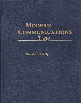 Hardcover Modern Communications Law Book