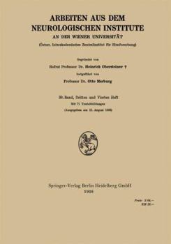 Paperback Arbeiten Aus Dem Neurologischen Institute an Der Wiener Universität: Österr. Interakademisches Zentralinstitut Für Hirnforschung [German] Book