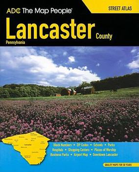 Paperback Lancaster County Pa Street Atlas Book