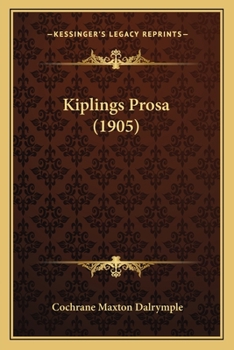 Paperback Kiplings Prosa (1905) Book