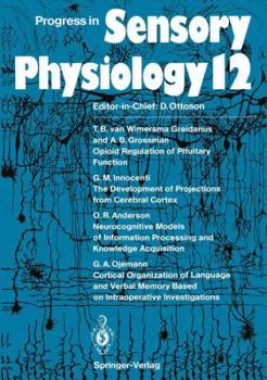 Paperback Progress in Sensory Physiology Book