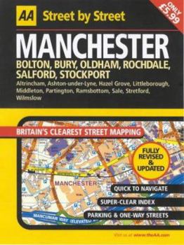 Paperback Aa Street by Street Manchester Midi Book