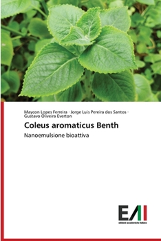 Paperback Coleus aromaticus Benth [Italian] Book