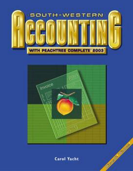 Paperback South-Western Accounting with Peachtree Complete 2003 Book