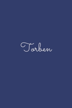 Torben: notebook with the name on the cover, elegant, discreet, official notebook for notes, dot grid notebook,