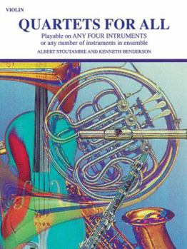 Paperback Quartets for All: Violin (For All Series) Book