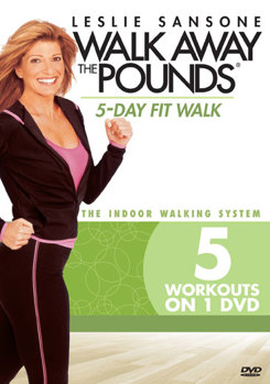 DVD Leslie Sansone: Walk Away The Pounds 5 Day Fit Walk Book