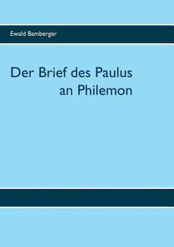 Paperback Der Brief des Paulus an Philemon [German] Book