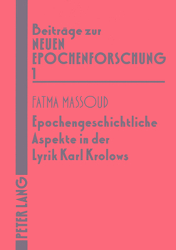 Paperback Epochengeschichtliche Aspekte in Der Lyrik Karl Krolows [German] Book