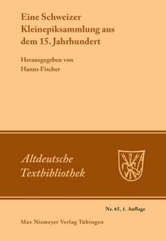 Paperback Eine Schweizer Kleinepiksammlung aus dem 15.Jahrhundert [German] Book