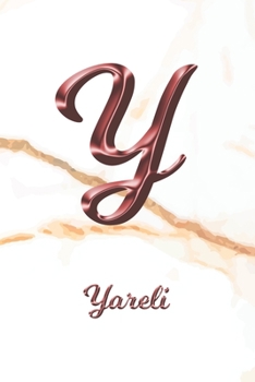 Yareli: Sketchbook | Blank Imaginative Sketch Book Paper | Letter Y Rose Gold White Marble Pink Effect Cover | Teach & Practice Drawing for ... Doodle Pad | Create, Imagine & Learn to Draw