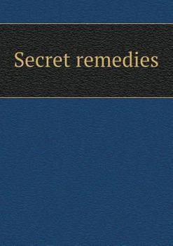 Paperback Secret remedies Book