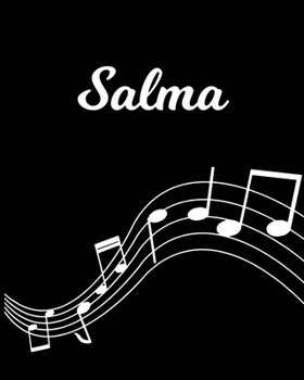 Salma: Sheet Music Note Manuscript Notebook Paper | Personalized Custom First Name Initial S | Musician Composer Instrument Composition Book | 12 ... Guide | Create Compose & Write Creative Songs