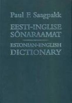 Hardcover Estonian-English Dictionary Book