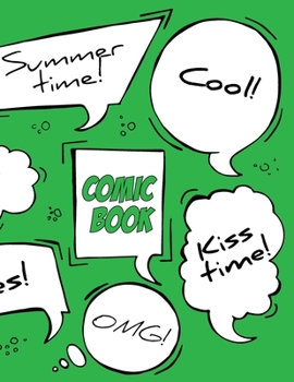 Paperback Draw Your Own Comics/Blank Comic Journal - 24 Pages of Fun Comic - A Large 8.5" x 11" Notebook and for Kids and Adults Book