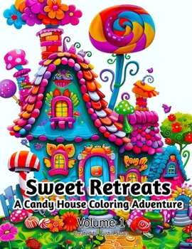 Sweet Retreats: A Candy House Coloring Adventure: Volume 1 (Candy House Coloring Books)