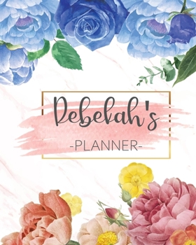 Rebekah's Planner: Monthly Planner 3 Years January - December 2020-2022 | Monthly View | Calendar Views Floral Cover - Sunday start