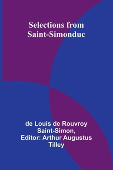 Paperback Selections from Saint-Simon [French] Book