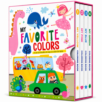 My Favourite colors 4 Books Set (Coloring Book)