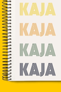 Name KAJA A beautiful personalized: Lined Notebook / Journal Gift, 120 Pages, 6 x 9 inches , NoteBook Gift For KAJA, Personal Diary, KAJA, ... to Write, work, or home!, Soft Cover, Mat