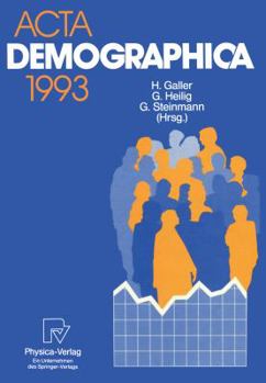 Paperback ACTA Demographica 1993 [German] Book