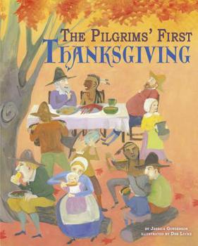 Paperback The Pilgrims' First Thanksgiving Book