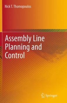 Paperback Assembly Line Planning and Control Book