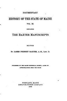 Paperback The Baxter Manuscripts - Vol. XI Book