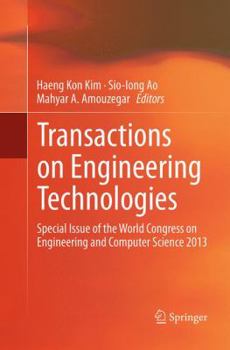 Paperback Transactions on Engineering Technologies: Special Issue of the World Congress on Engineering and Computer Science 2013 Book