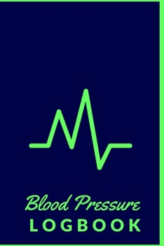 Paperback Blood Pressure Logbook Book