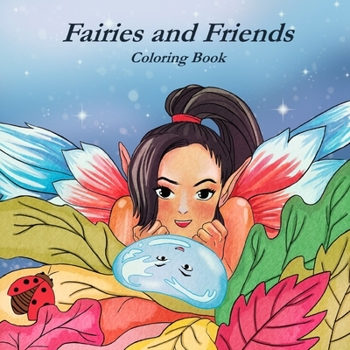 Paperback Faires and Friends Coloring Book