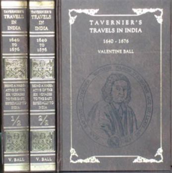 Hardcover Travels in India by Jean-Baptiste Tavernier Baron of Aubonne: V. I: Translated from the Original French Edition of 1676 with a Biographical Sketch of Book