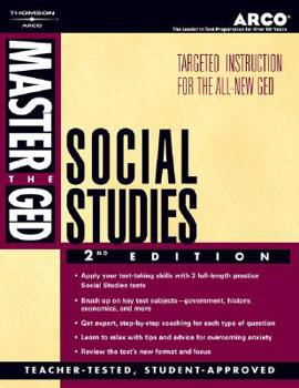Paperback Master the GED Social Studies Book