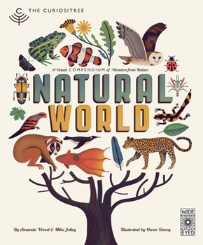 Hardcover Curiositree: Natural World: A Visual Compendium of Wonders from Nature - Jacket Unfolds Into a Huge Wall Poster! Book