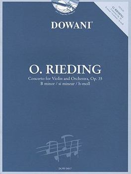Hardcover Rieding - Concerto in B Minor for Violin and Orchestra Op. 35 Book