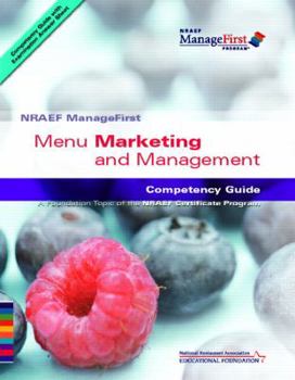 Paperback ManageFirst: Menu Marketing and Management with Pencil/Paper Exam Book