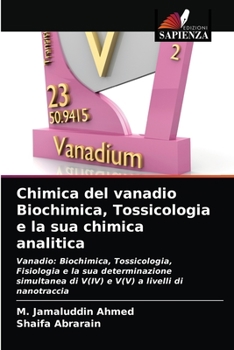 Paperback Chimica del vanadio Biochimica, Tossicologia e la sua chimica analitica [Italian] Book