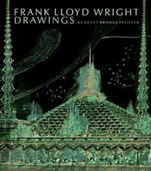 Hardcover Frank Lloyd Wright Drawings Book