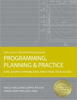 Paperback Programming, Planning & Practice: ARE Sample Problems and Practice Exam Book