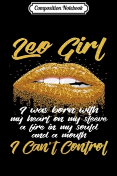 Paperback Composition Notebook: I'M A Leo Girl Journal/Notebook Blank Lined Ruled 6x9 100 Pages Book