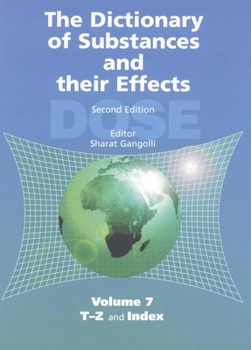Hardcover The Dictionary of Substances and their Effects (DOSE): T-Z and Index Book