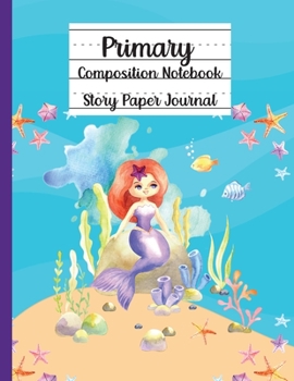 Paperback Primary Composition Notebook, Story Paper Journal Book