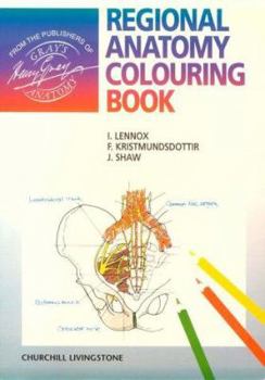 Paperback Regional Anatomy Colouring Book