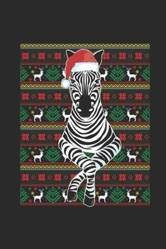 Paperback Christmas Sweater - Zebra: Dotted Bullet Grid Notebook - Journal for Ugly Christmas Gift And New Year Gift Idea Book