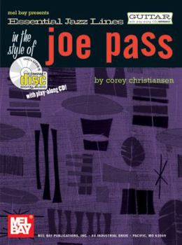 Paperback Essential Jazz Lines in the Style of Joe Pass [With CD] Book