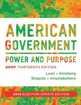 Paperback American Government: Power and Purpose Book